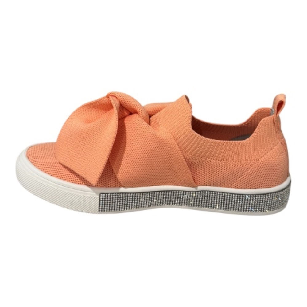Bernie Mev Spark Serenity Coral Slip-On Sneakers Rhinestone Sole Comfort - NWB - Picture 5 of 7